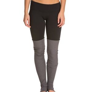 Alo yoga goddess leggings black gray xs